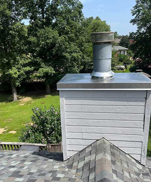 Chase Cover with Chimney Cap Chase Cover with Chimney Cap