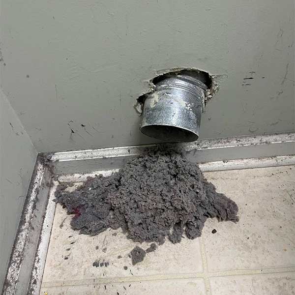 Clogged Dryer Vent