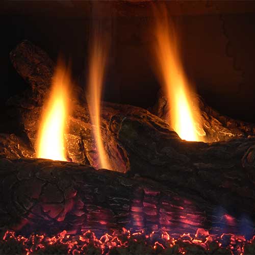 Gas Fireplace with Logs Gas Fireplace with Logs