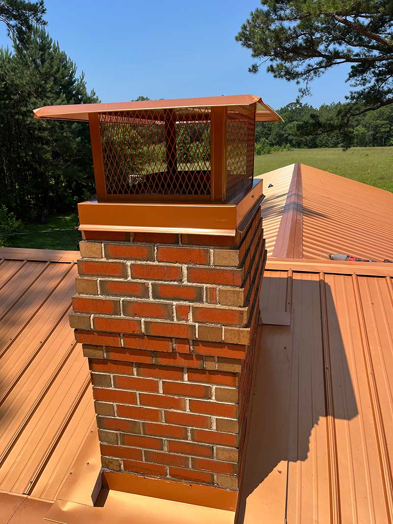 Copper Chimney Cap